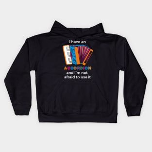 Funny Accordion Kids Hoodie